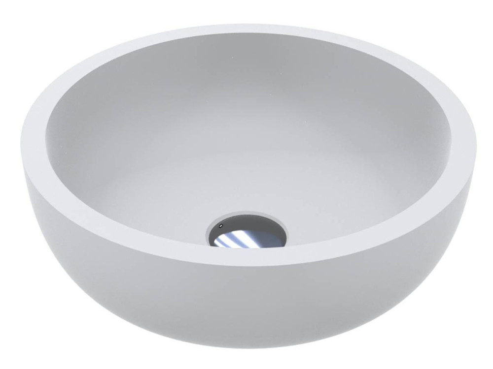 Раковина для ванної Miraggio Mark 375 Matt 37,5х37,5 см Miramarble Matt білий матовий 0002678