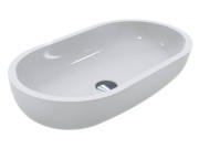 Раковина для ванної Miraggio Mark 625 62,5х36 см Miramarble білий глянсовий 0002687