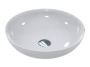 Раковина для ванної Miraggio Tobi 400 40х40см Miramarble білий глянсовий 0002699
