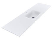 Раковина для ванной Miraggio Jessel 1800 matt 180х45 см Miramarble Matt белый матовый 0002702