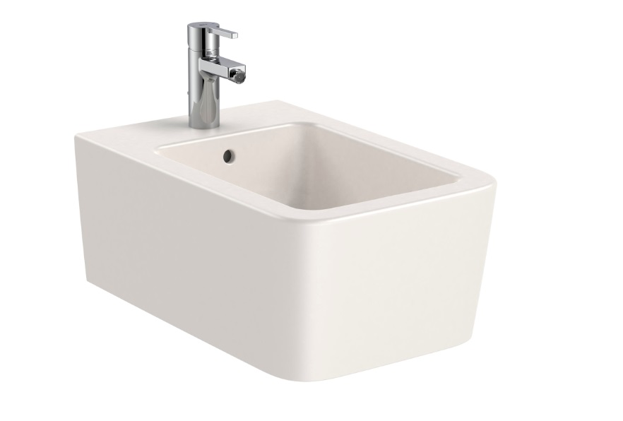 Біде підвісне Roca Inspira 37х56 см сантехнічна кераміка бежевий A357535650