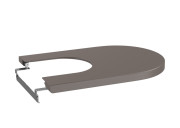 Крышка для биде Roca Inspira Soft-Close Supralit® кофейный A80652266B