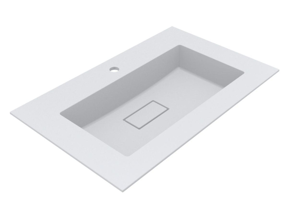 Раковина для ванной Miraggio Erica 800 Matt 80х50 см Miramarble Matt белый матовый 8813355