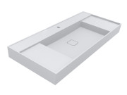 Раковина для ванной Miraggio Soul 1200 120х53 см Miramarble белый глянцевый 8813394