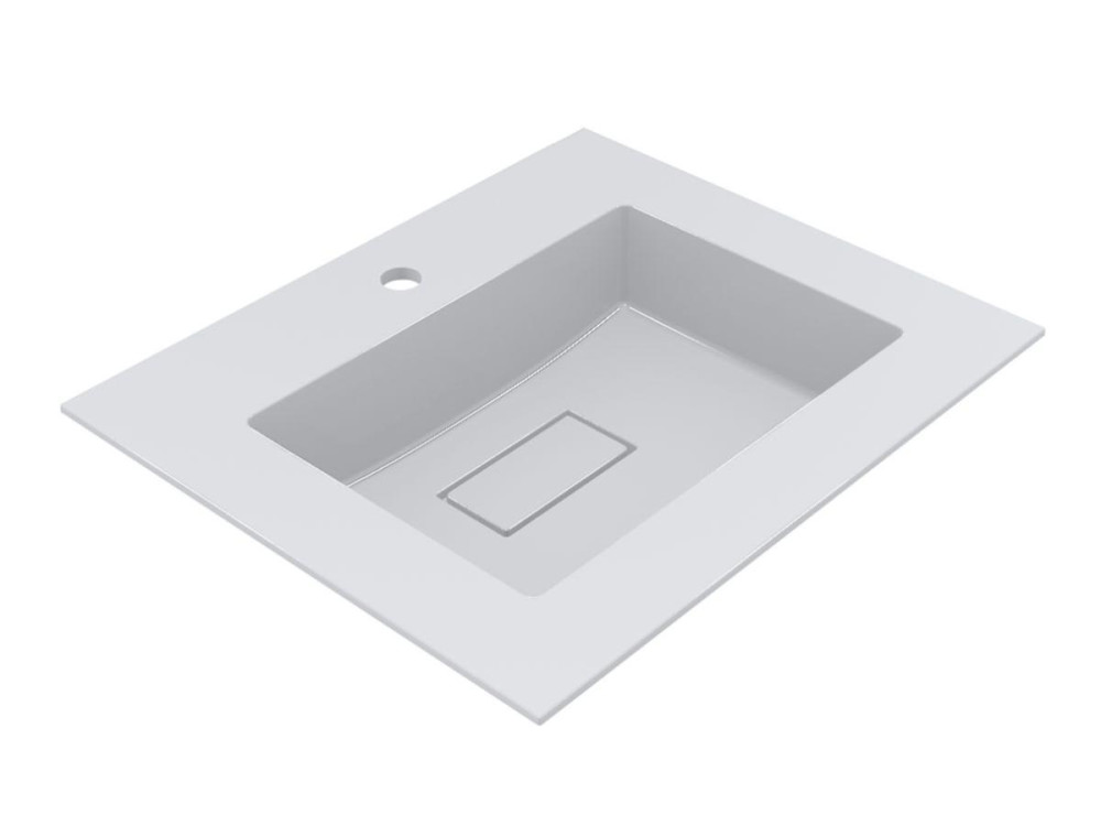 Раковина для ванной Miraggio Erica 600 Matt 60х50 см Miramarble Matt белый матовый 8813411