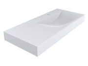 Раковина для ванной Miraggio Viola 1000 R Matt 100х46 см Miramarble Matt белый матовый 8813428