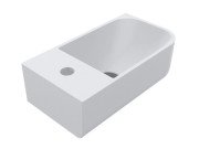 Раковина для ванной Miraggio KO R Matt 40х22 см Miramarble Matt белый матовый 69125611