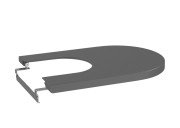 Крышка для биде Roca Inspira Soft-Close Supralit® оникс A80652264B