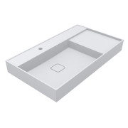 Раковина для ванной Miraggio Soul 900 90х53 см Miramarble белый глянцевый 8813319