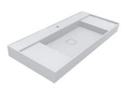 Раковина для ванной Miraggio Soul 1200 120х53 см Miramarble белый глянцевый 8813394