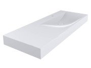 Раковина для ванной Miraggio Viola 1200 R 120х46 см Miramarble белый глянцевый 8813432