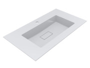 Раковина для ванной Miraggio Erica 900 90х50 см Miramarble белый глянцевый 8813490