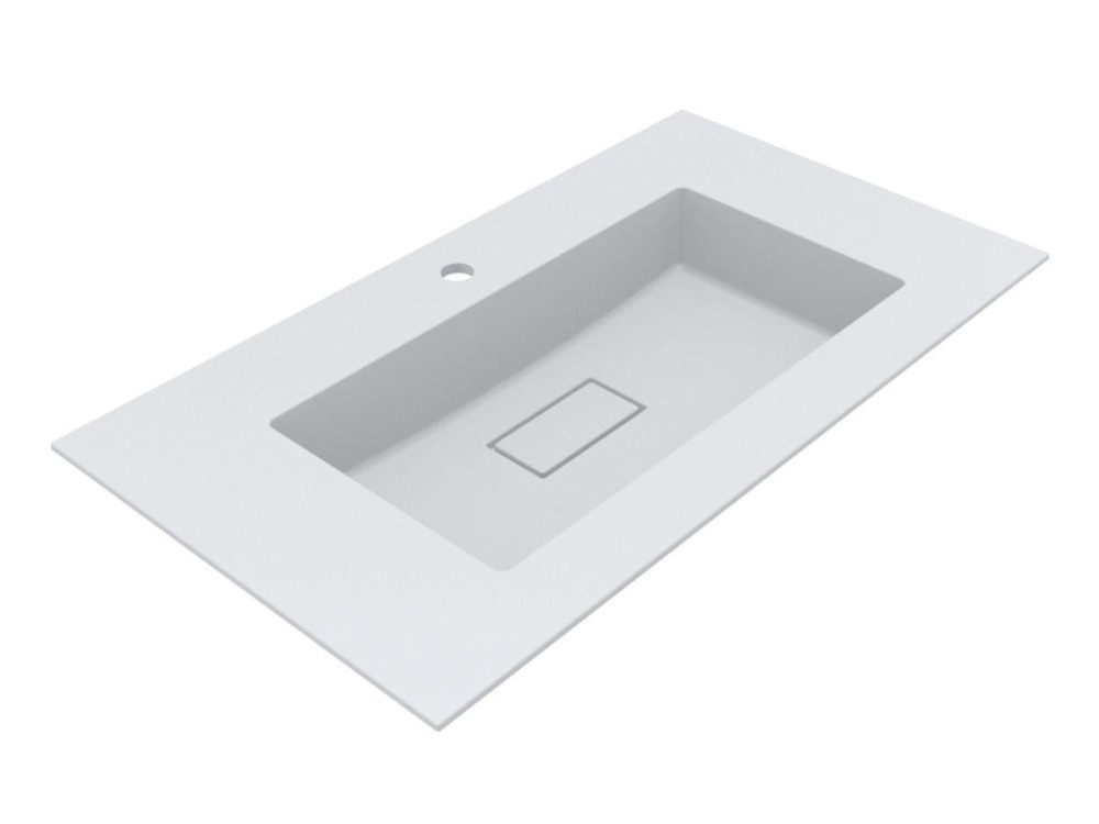 Раковина для ванної Miraggio Erica 900 Matt 90х50 см Miramarble Matt білий матовий 8813493