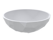 Раковина для ванной Miraggio Sapfire cup Matt 42,5х42,5 см Mirasoft белый матовый 0002256