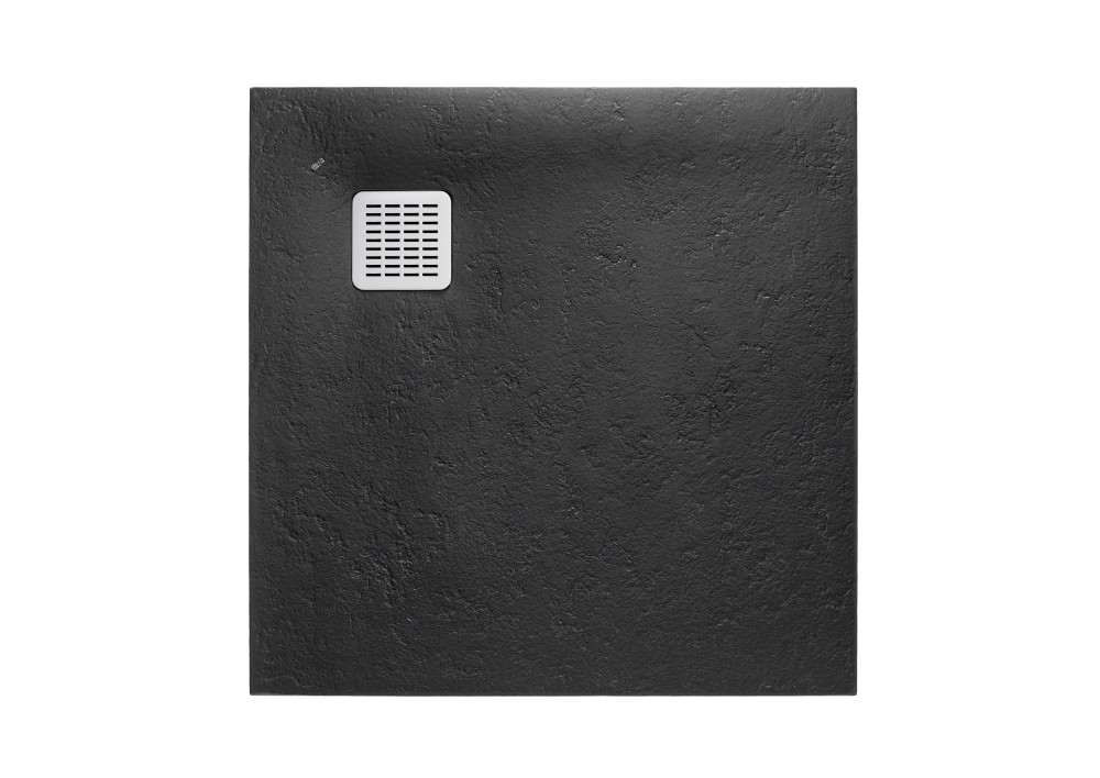 Душевой поддон Roca Terran 90х90 см искусственный камень черный AP10338438401400
