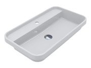 Раковина для ванной Miraggio Ocean 700 70х40 см Miramarble белый глянцевый 8813680