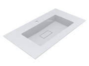 Раковина для ванної Miraggio Erica 900 90х50 см Miramarble білий глянсовий 8813490