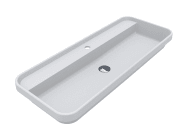 Раковина для ванної Miraggio Ocean 1000 Matt 100х40 см Miramarble Matt білий матовий 8813863