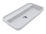 Раковина для ванної Miraggio Ocean 800 80х40 см Miramarble білий глянсовий 8813822