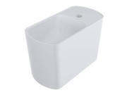 Раковина для ванної Miraggio Helix 450 L 45х22 см Mirasoft білий матовий 0001638