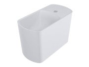 Раковина для ванної Miraggio Helix 450 L 45х22 см Mirasoft білий матовий 0001638