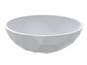 Раковина для ванной Miraggio Sapfire cup Matt 42,5х42,5 см Mirasoft белый матовый 0002256