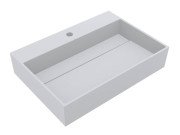 Раковина для ванної Miraggio Island Matt 600 60х42 см Mirasoft білий матовий 0002445