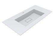 Раковина для ванной Miraggio Erica 1000 Matt 100х50 см Miramarble Matt белый матовый 8813495