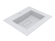 Раковина для ванной Miraggio Erica 600 60х50 см Mirasoft белый матовый 8813412