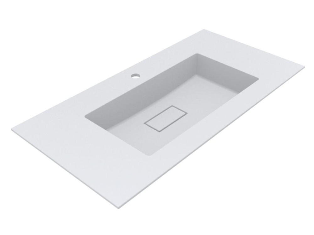 Раковина для ванной Miraggio Erica 1000 100х50 см Mirasoft белый матовый 8813496