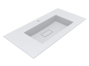 Раковина для ванной Miraggio Erica 1000 100х50 см Mirasoft белый матовый 8813496