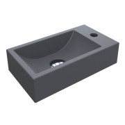 Раковина для ванной Miraggio Faro L 40,8х22 см Mirastonе серый 0001315
