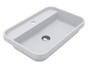 Раковина для ванной Miraggio Ocean 600 60х40 см Mirasoft белый матовый 8813903