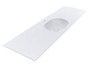 Раковина для ванної Miraggio New York 1850 185х55 см Mirasoft білий матовий 69125565