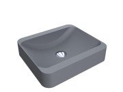 Раковина для ванної Miraggio Geneva 450 44,5х39,5 см Mirastone сірий 0002548