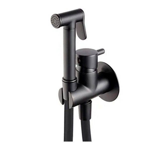 Гігієнічний душ із змішувачем Huber Tratto Evo чорний матовий TV00795540