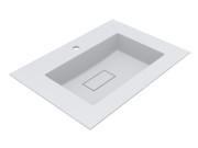 Раковина для ванної Miraggio Erica 700 70х50 см Mirasoft білий матовий 8813353