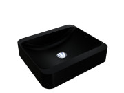 Раковина для ванной Miraggio Geneva 450 44,5х39,5 см Mirastonе black shine 8813464