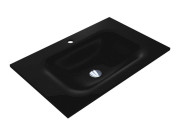 Раковина для ванної Miraggio Jessel 700 70х45 см Mirastone black shine 8813466