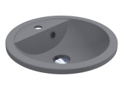 Раковина для ванной Miraggio Madison 430 43х43 см Mirastonе серый матовый 8813473