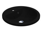 Раковина для ванної Miraggio Madison 430 43х43 см Mirastone black shine 8813472