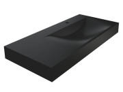 Раковина для ванной Miraggio Viola 1000 R 100х46 см Mirastonе black shine 8813480
