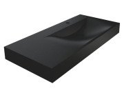 Раковина для ванної Miraggio Viola 1000 R 100х46 см Mirastonе black shine 8813480