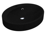 Раковина для ванної Miraggio Devon 55х44,9 см Mirastone black shine 8813458