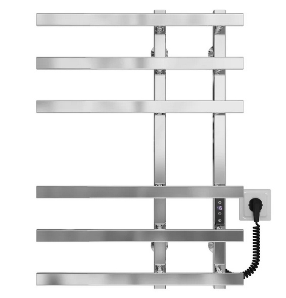 Электрический полотенцесушитель Deffi Atena П6 150х700 правое подключение хром A.AT.70.15.6.E.C.R.2