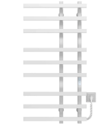 Электрический полотенцесушитель Deffi Atena П9 150х1000 правое подключение белый A.AT.100.15.9.E.W.R.4