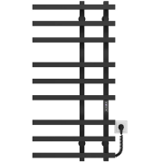 Электрический полотенцесушитель Deffi Atena П9 150х1000 правое подключение черный A.AT.100.15.9.E.B.R.2