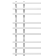 Сушка для рушників водяна Deffi Atena П9 150х1000 нижнє підключення білий A.AT.100.15.9.W.A