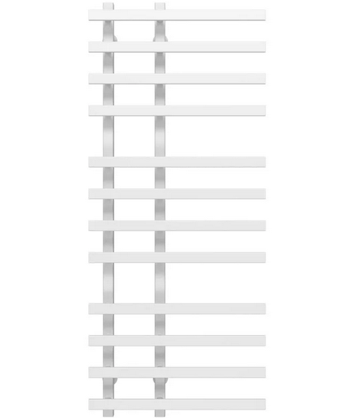 Полотенцесушитель водяной Deffi Atena П12 150х1200 нижнее подключение белый A.AT.120.15.12.W.A