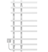 Електрична сушка для рушників Deffi Atena П9 150х1000 ліве підключення білий A.AT.100.15.9.E.W.L.4